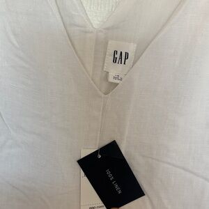 GAP White Linen Dress